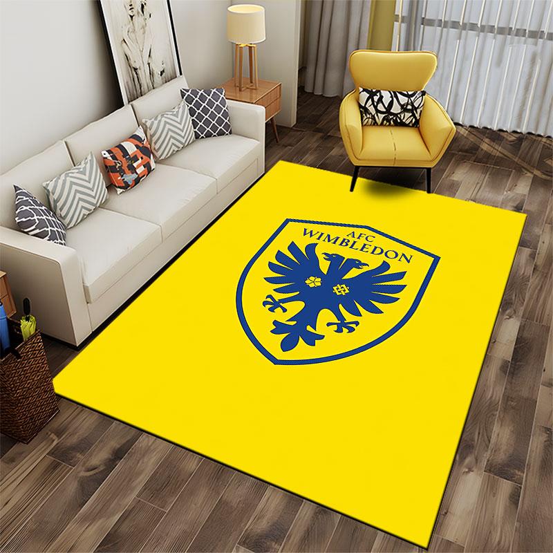 AFC Wimbledon Logo Carpet suitable as a non-slip mat for the living room or bedroom sofa