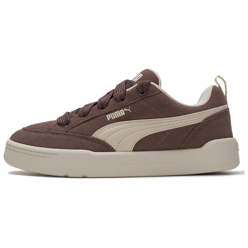 PUMA Unisex Park Lifestyle Raw Brown White Skate Casual Sneakers 401606-06 EU 43