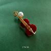 Fashion Musical Instruments  Guitar Violin Cello Piano  for Women Collar Brooch Cap Backpack Suit Pin