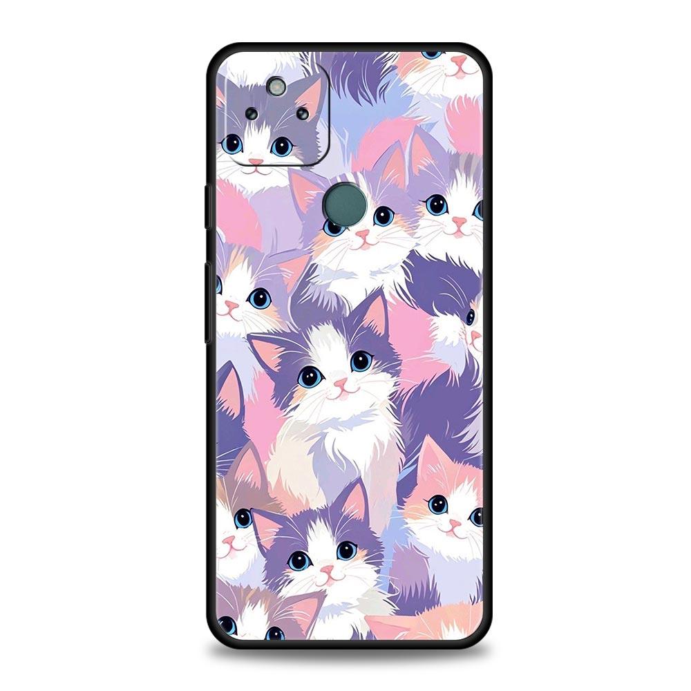 

Чехол для телефона с ярким дизайном кошки для Google Pixel 10 9 8 7 6 9A 8A 7A 6A Pro Ударопрочный Мягкий ТПУ 9 Pro XL Корпус Capas Fundas Pixel 6 Pro