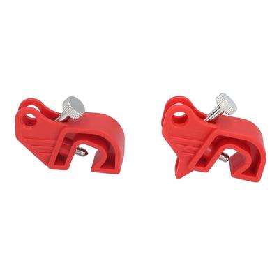 2Pcs Circuit Breaker Lockout Device Nylon PA Circuit Breaker Safety Lock for Electricity Industry
