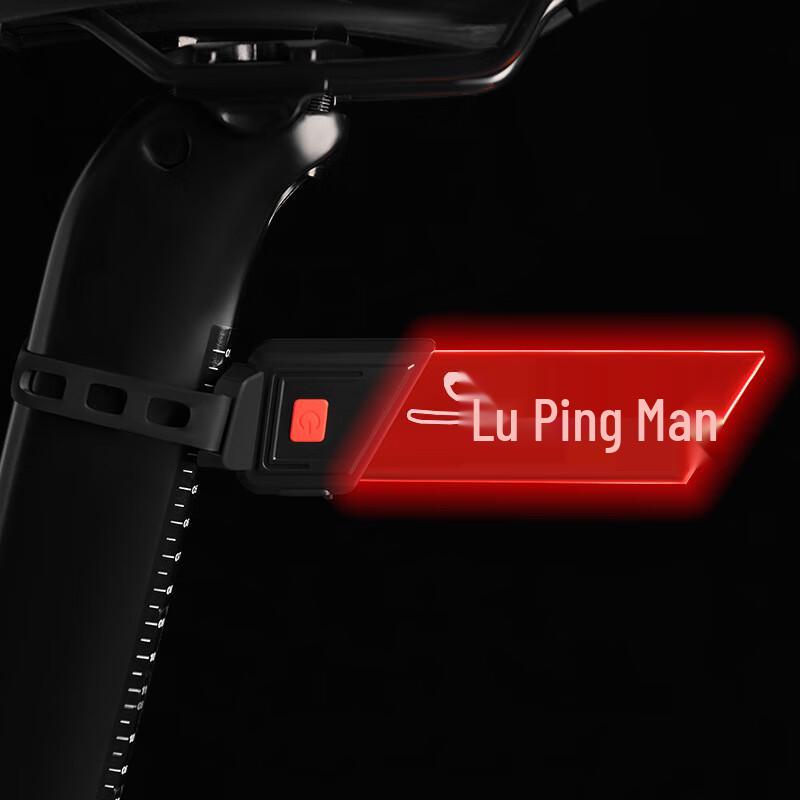 Lishi Bicycle Safety Taillight with License Plate Holder 2-Pack