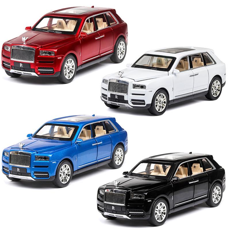 Exquisite Rolls-royce Cullinan 124 Diecast Car Model With Sound And Light Features