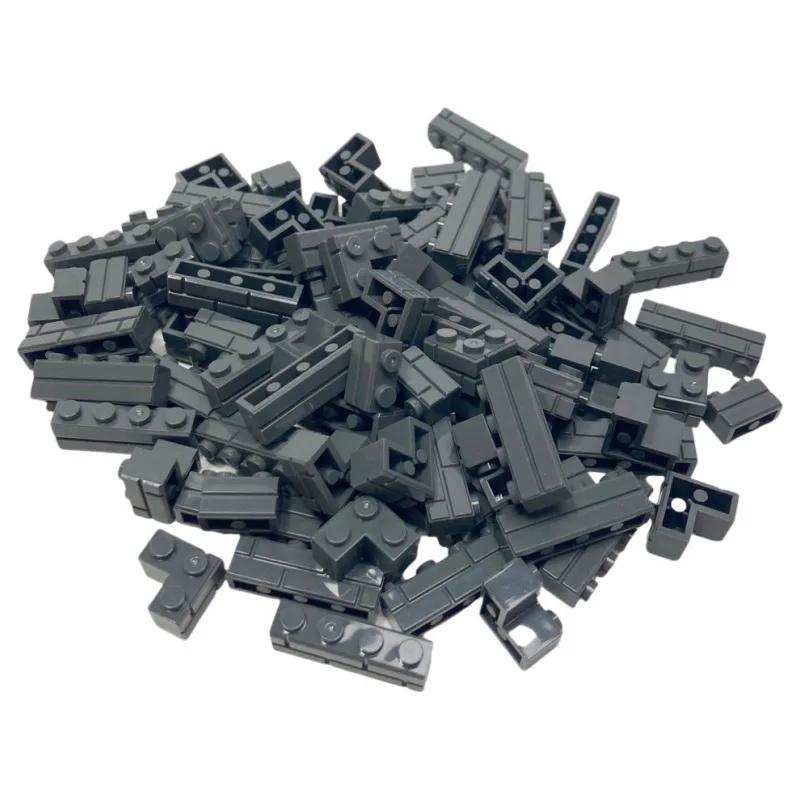 120Pcs Building Block Simulation City Wall Brick Building Block Model Building Accessories Castle Construction Children's Toys