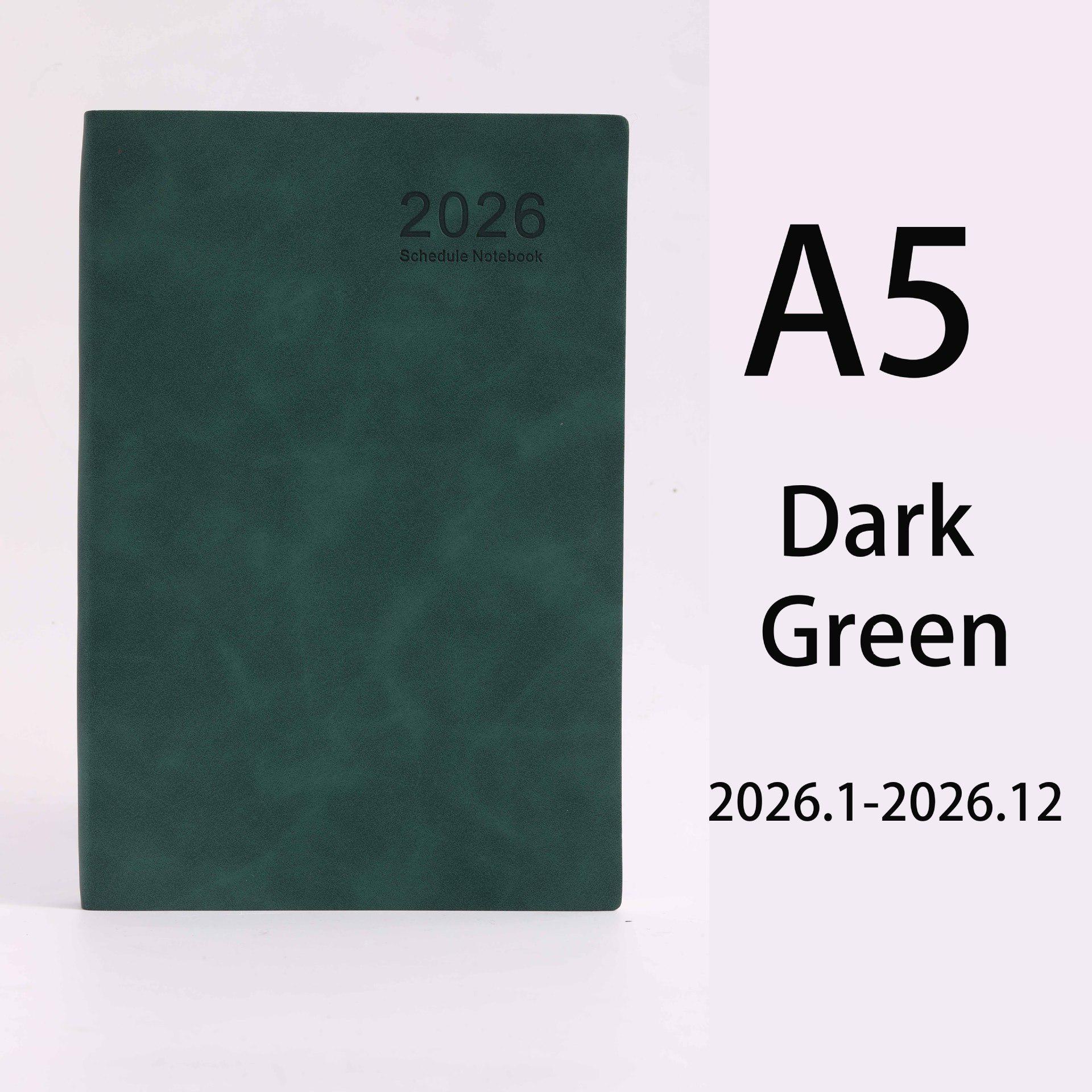 2026 Simple English Daily Planner: Self-Discipline Check-In Notebook