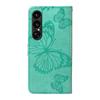 For Sony Xperia 1 VII Wallet Case Floral Butterfly Imprinted Leather Phone Cover Stand