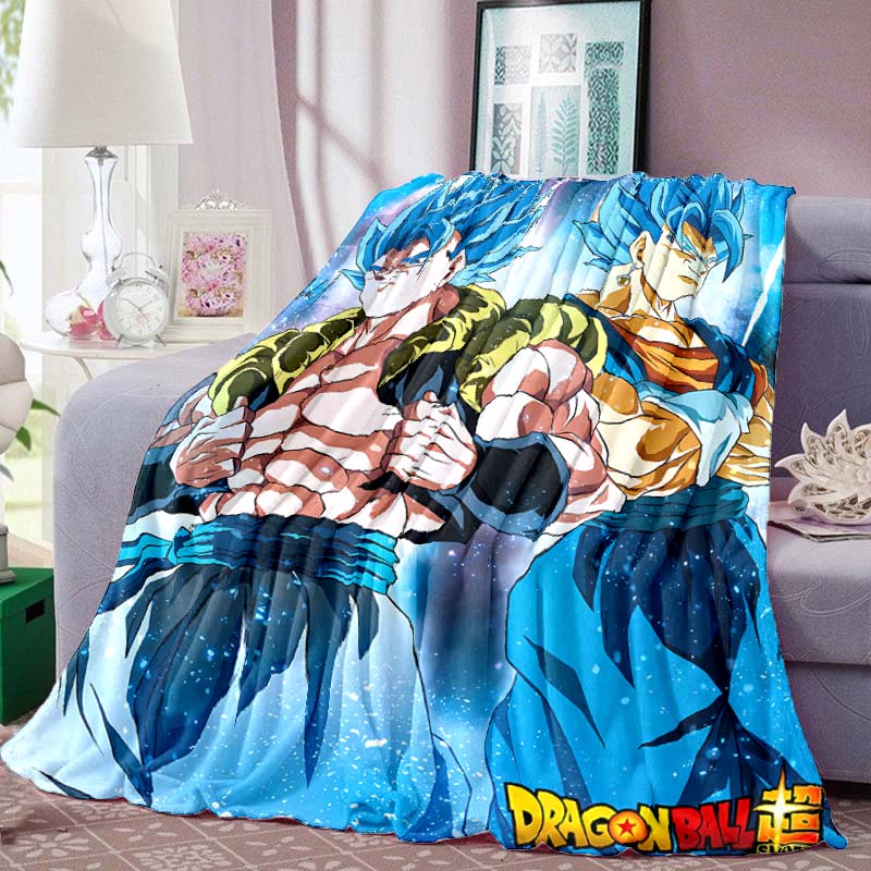 Dragon Ball Anime Print Blanket Warm Comfortable Flannel Blanket Suitable for Bedrooms, Sofas, Beds, Chairs, Picnics, Travel