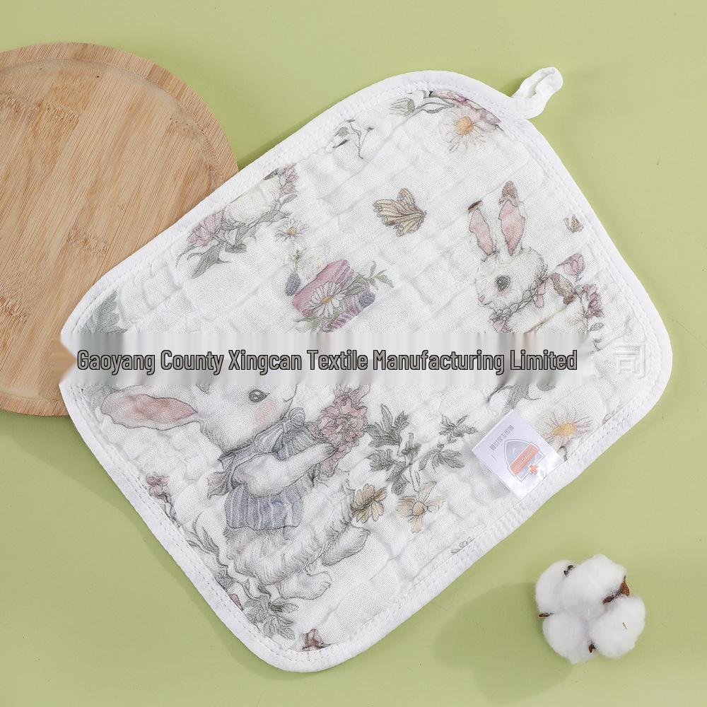 6-Layer Seersucker Bamboo Cotton Bath Towel & Baby Swaddle Blanket