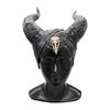 Halloween Horror Costumes Anime Witch Headdress Props Girls Horns Hat Latex Headgear Purge LED Mask