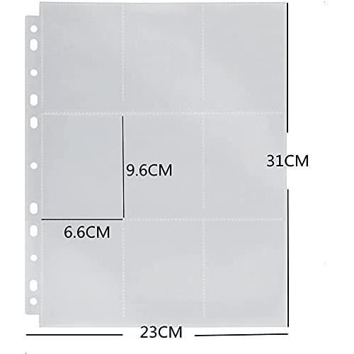 Pochettes de protection pour carte pokemon classeur pour jeu 540 cartes neuf