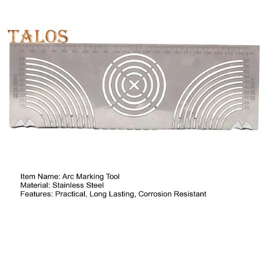 Instrument de marcare cu arc unghiular Reglabil cu arc liniar cu dublu scop Instrument de marcare cu metal multifuncțional pentru prelucrarea metalelor în construcții de inginerie