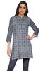 Moomaya Printed Side Slit Short Kurta Tunic For Women Summer Wear Ladies