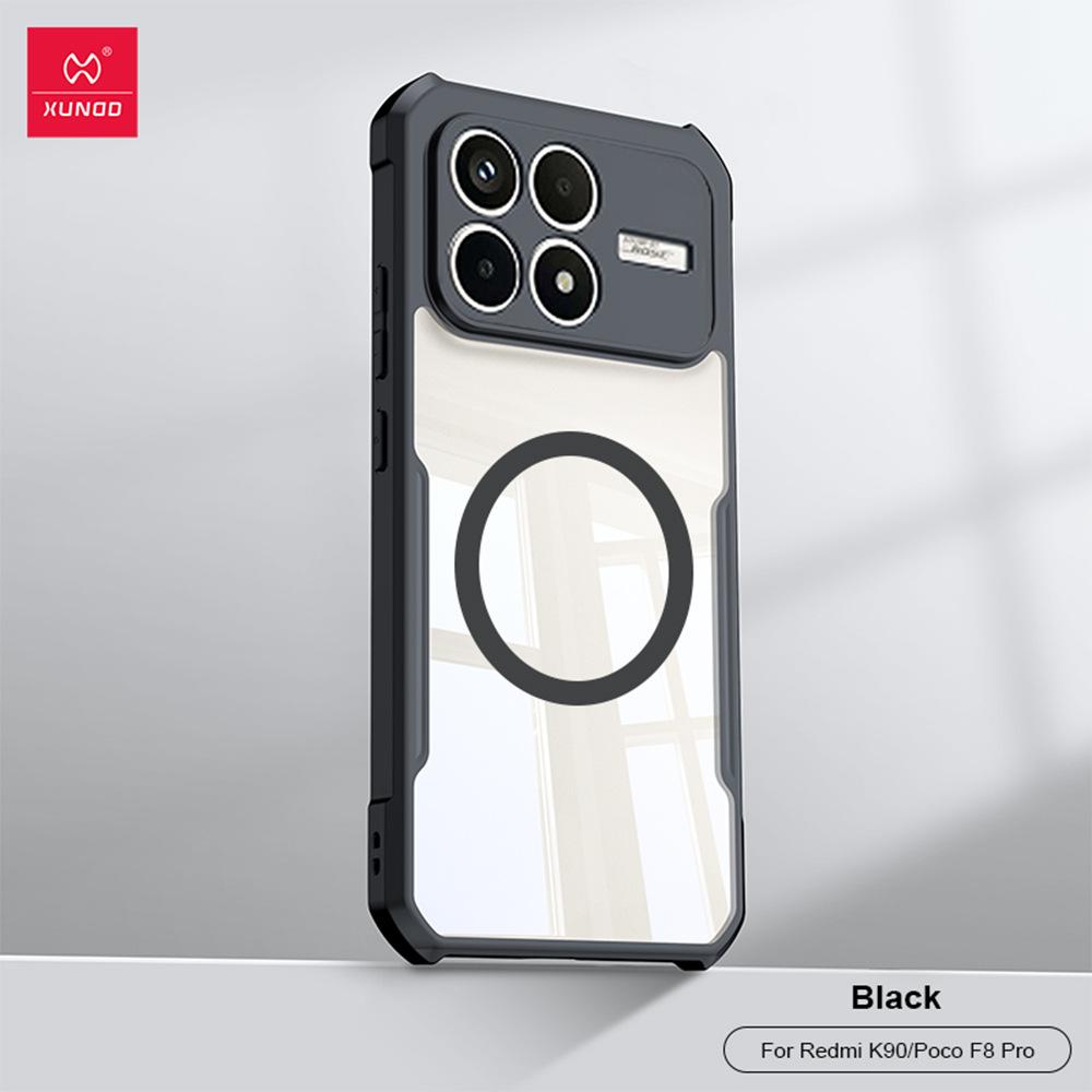 KUSINHOKA Cover Per Xiaomi 14 Ultra Con Staffa + Pellicola Vetro Temperato – Custodia Silicone+PC Con Protezione Fotocamera Scorrevole – Nero - 4