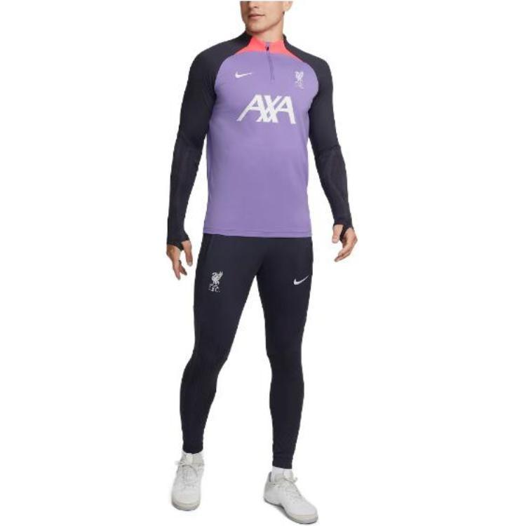 Nike Liverpool Soccer Jerseys Men's Purple Moderate DZ0843-568