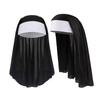 1/3Pcs Victorian Halloween Gothic Costume Nun Collar Gothic Hat White Collar  Costume Party