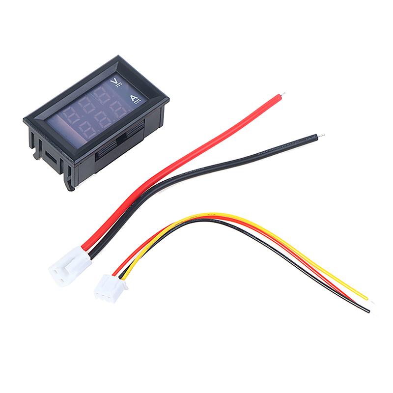 0.28"Led Dc0-100V 10A Digital Voltmeter Ammeter 2 In1 Multimeter Tester Detector Dual Led Display Auto Car