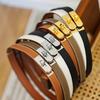 Leather Women's Belt Eo/wift Calfskin Women's Adjustable Non-punching Belt, Versatile Temperament
