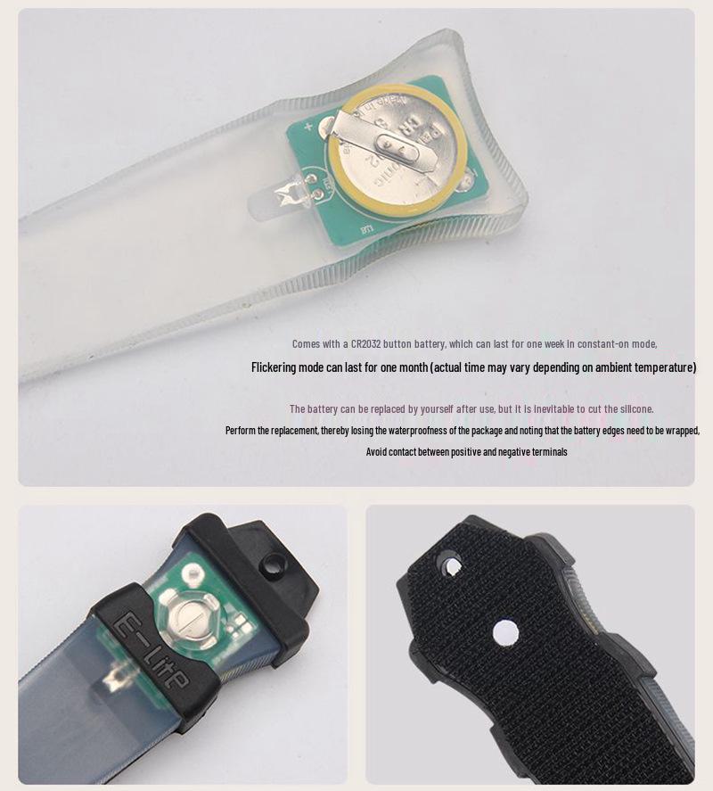 Wasserdichte taktische Helm-Stroboskoplampe für Outdoor-Radfahren und Überleben