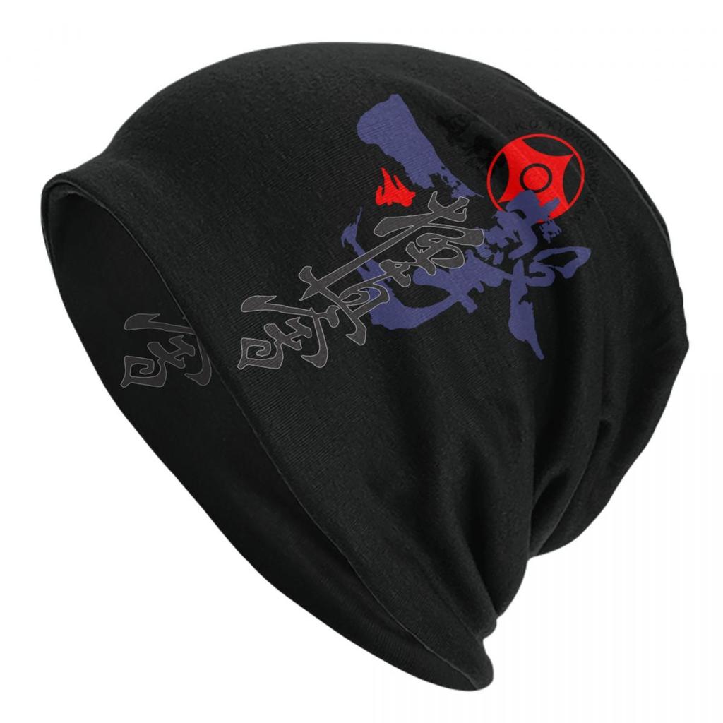Kyokushi Karate Skullies Beanies Caps Unisex Women Unisex Fashion Winter Warm Knitting Hat Adult Martial Arts Bonnet Hats