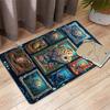 Underwater Fish Gallery Pattern Rug Floor Mat for Living Room or Bedroom Soft and Comfortable Carpet a Gift for Birthday and Holiday.