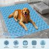 Breathable Cat-shaped Cooling Mat Washable Ice Silk Blanket  For Cat Small Medium Dogs