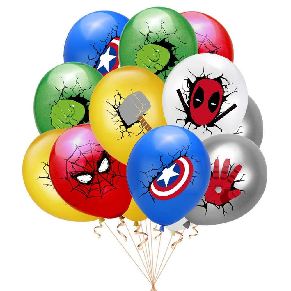 38Pcs Superhero Themed Party Supplies Avenger Birthday Party Decor for Children