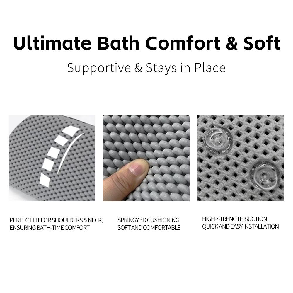 Almofada de Banho de Espuma de PVC – Almofada de Spa Confortável e com Suporte