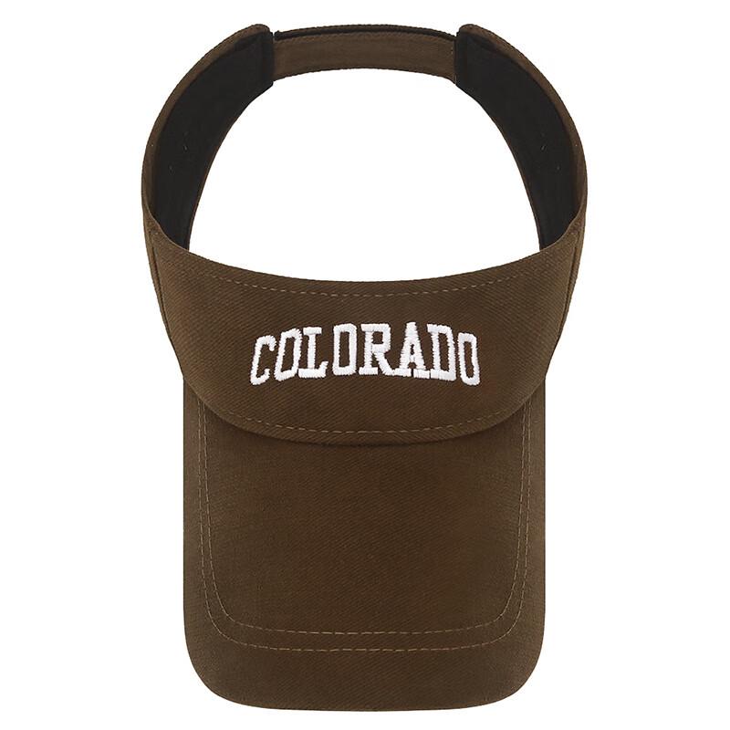 COLO Letter Embroidered Brushed Visor Hat