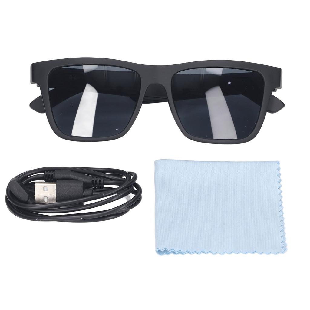 Bluetooth Glasses Built In Microphone Universal Stereo Playback IPX4 Bluetooth 5.0 110mAh Smart Glasses for Men Women