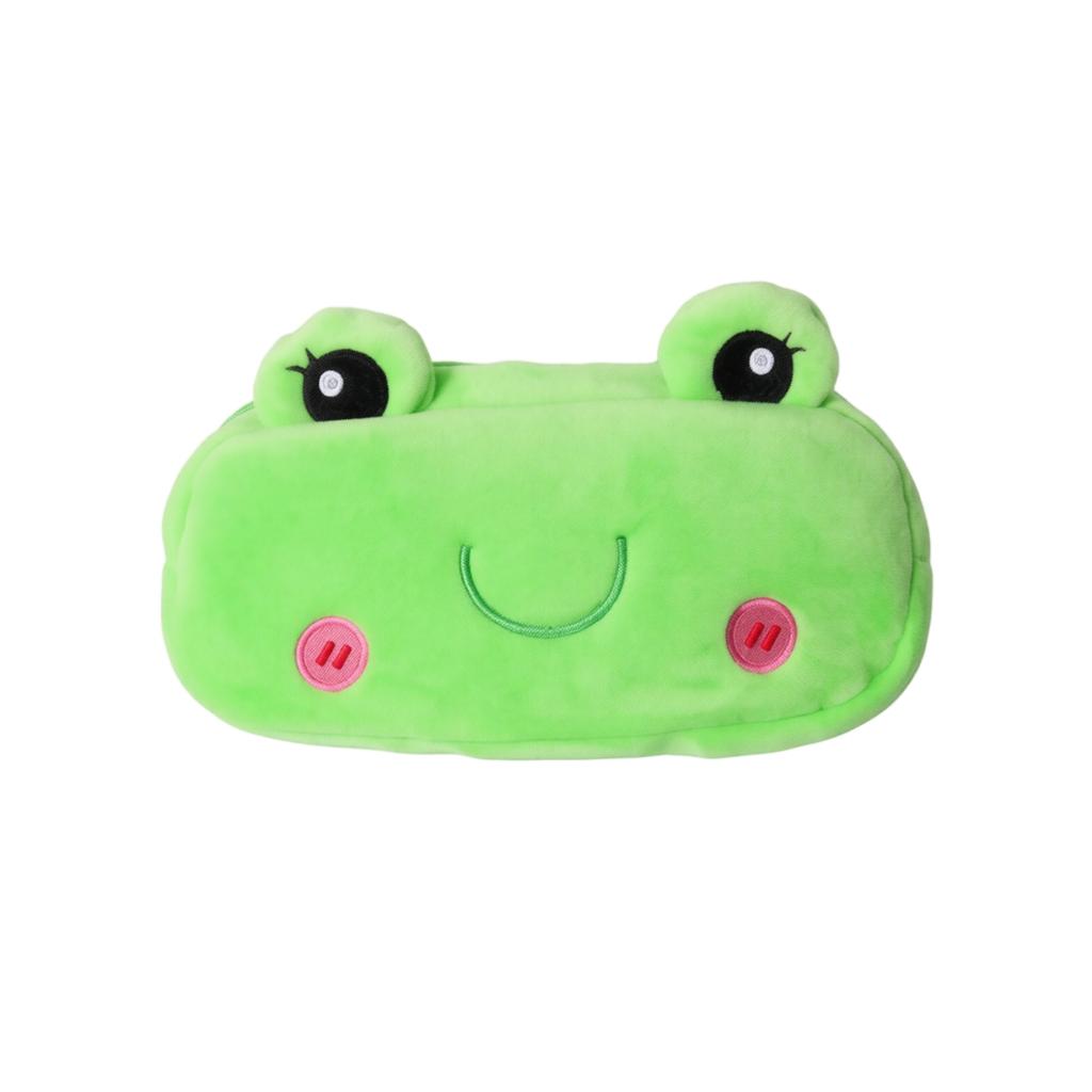 Cute Plush Animal Pencil Pouch - Large Capacity Pencil Case for Students School Supplies Storage