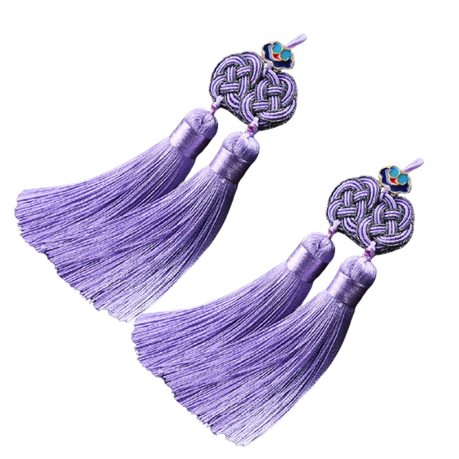 

TARATI Fringe 2 DIY Ceremony Hair Chinese Hair Tassel Tassel Obi Kanzashi Hair Japanese Hair 2 Pieces Tassel, 2-Knot Set, Pieces, Accessories,