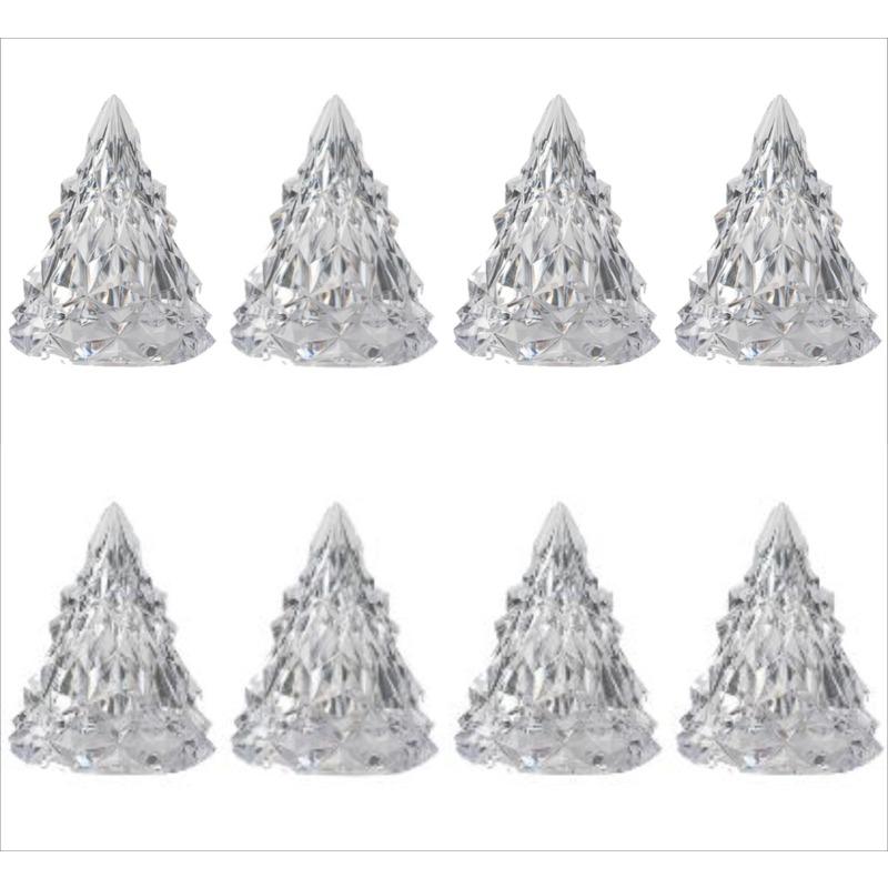 Night Light Ins Christmas Tree Modelling Table Lamp Crystal Diamond Night Light Dormitory Bedroom Bedside Ambient Light Christmas Party Home