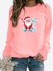 Autumn New Sweater Women Winter Long Sleeved Casual Round Neck Black Cats Printed Loose Sweatshirt Tops & Blouses Plus Size T-shirts