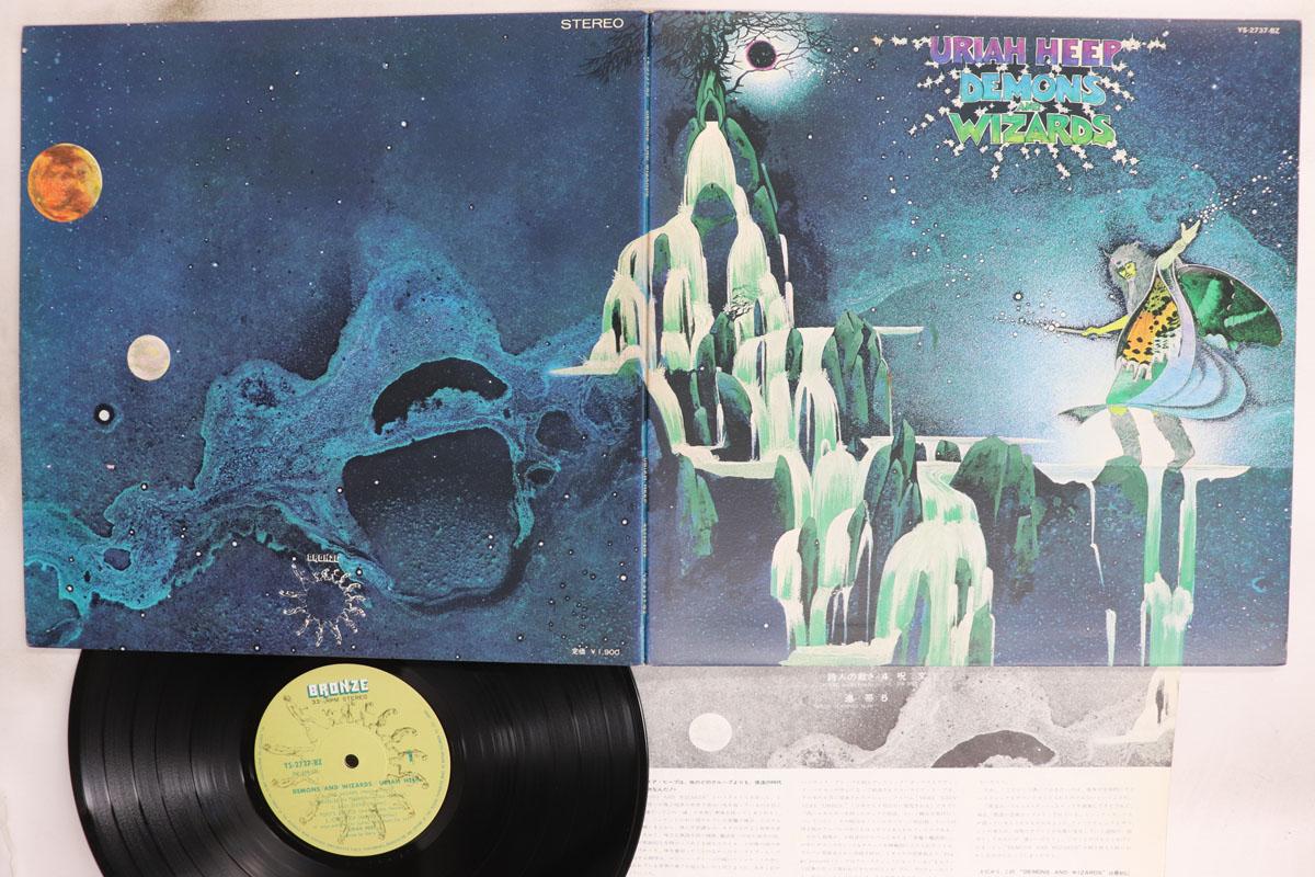 

LP Record URIAH HEEP Demons Wizards YS2737BZ BRONZE 1972 Japan Rock Used