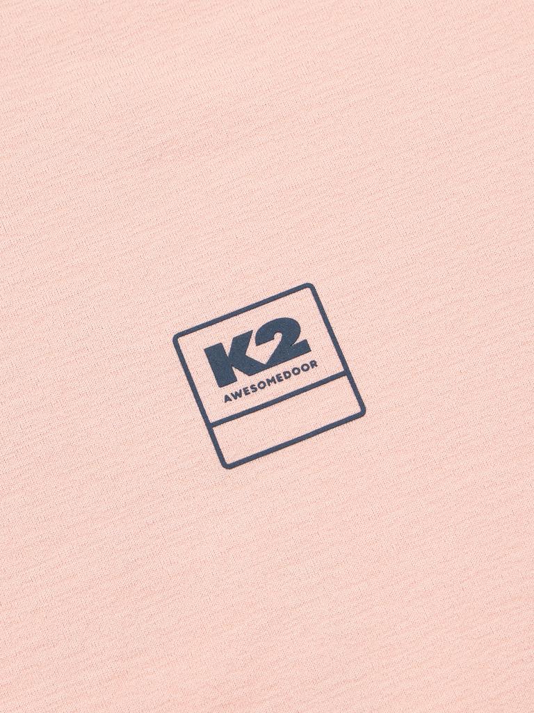 K2 For:Rest Nature Graphic T-Shirt (Unisex)_Soft Pink