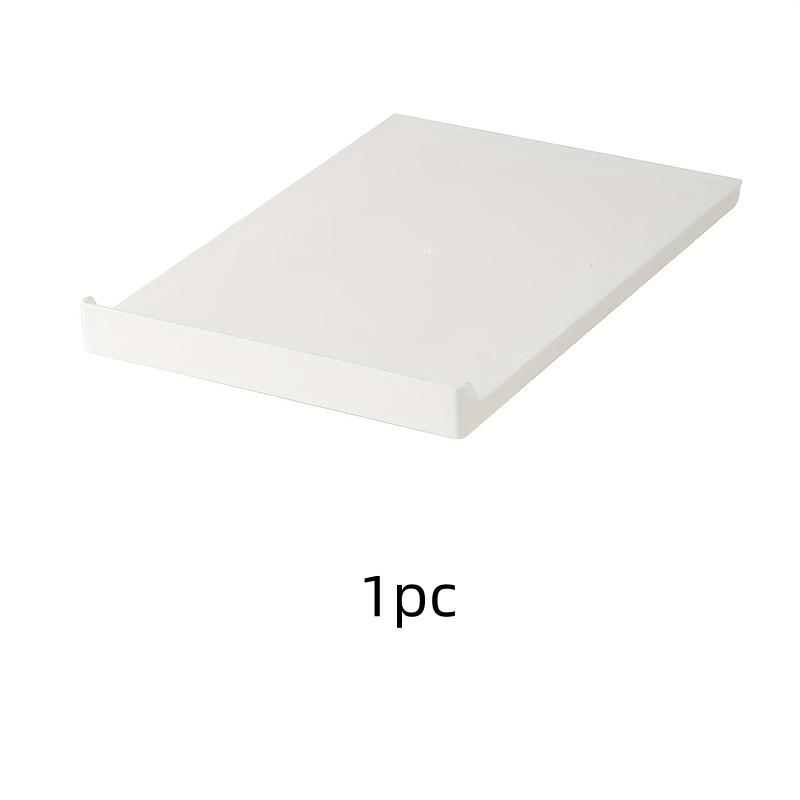 1Pc/White Drawer-Style Desktop Storage Box Plastic Compartment Organizer Kitchen Storage Box Large Capacity