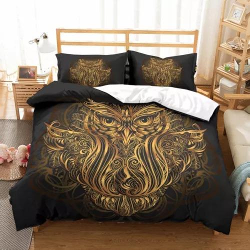 Comforter Owl Bedding Set Decoration Gift Suitable For Children Boys Girls And Adults Warm Soft Comfortable And Breathable