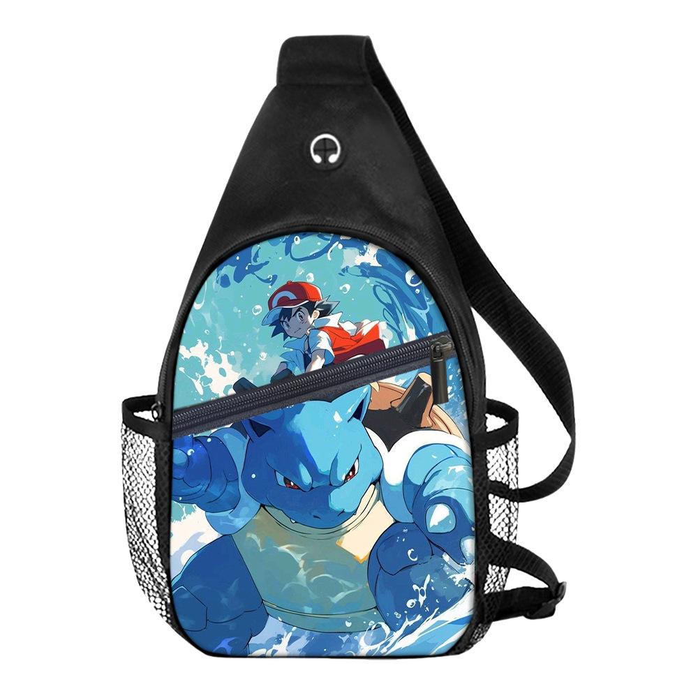 Breast Bag Men S And Women S Sports Travel Versatile Casual Shoulder Bag Multifunctional Messenger Bag Cartoon Chest bag