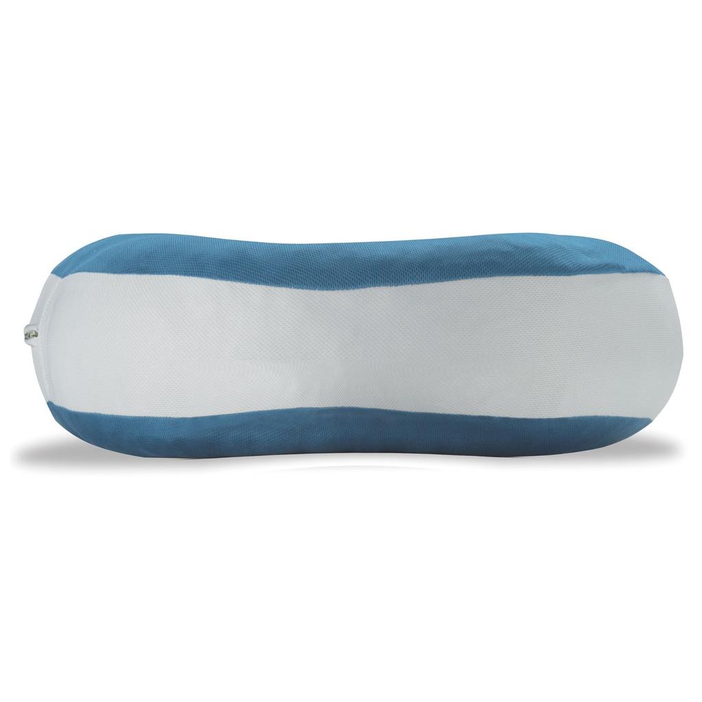 France Bed Sleep Bandage Doctor Pillow, Blue, Large, Side Sleeper Pillow, Created in Collaboration with Snoring Experts, 036099400