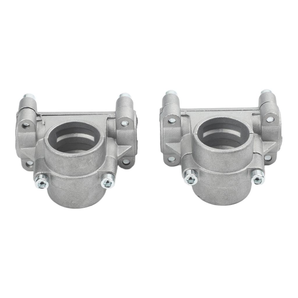 Ergonomic Aluminum Alloy Handle Bracket Clamp for Strimmers and Trimmers Side Mounted with 26mm 28mm Tube Compatibility 2pcs