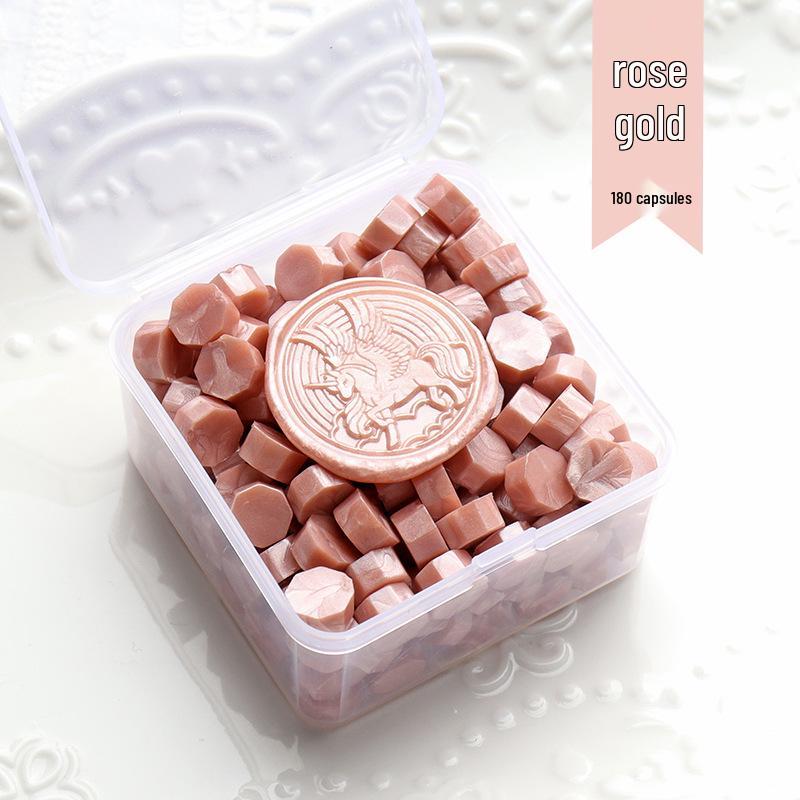 Metallic Wax Granules for Sealing Stamps: Ideal for Invitations, Envelopes & Letters.