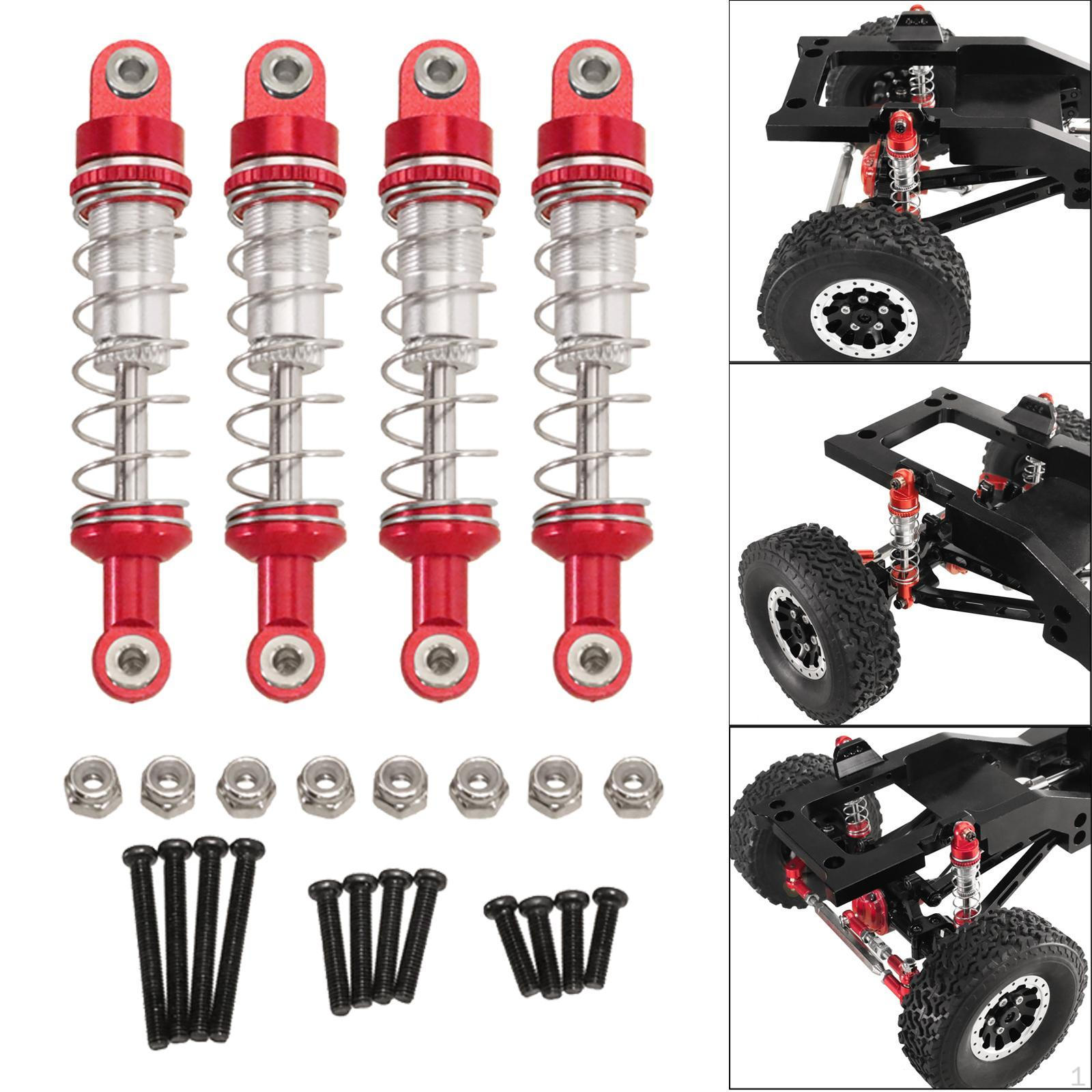 

Shock Absorber Damper Suspension 1:12 RC Crawler Car Parts for MN D96 WPL C14 C24 C34 сірий колір