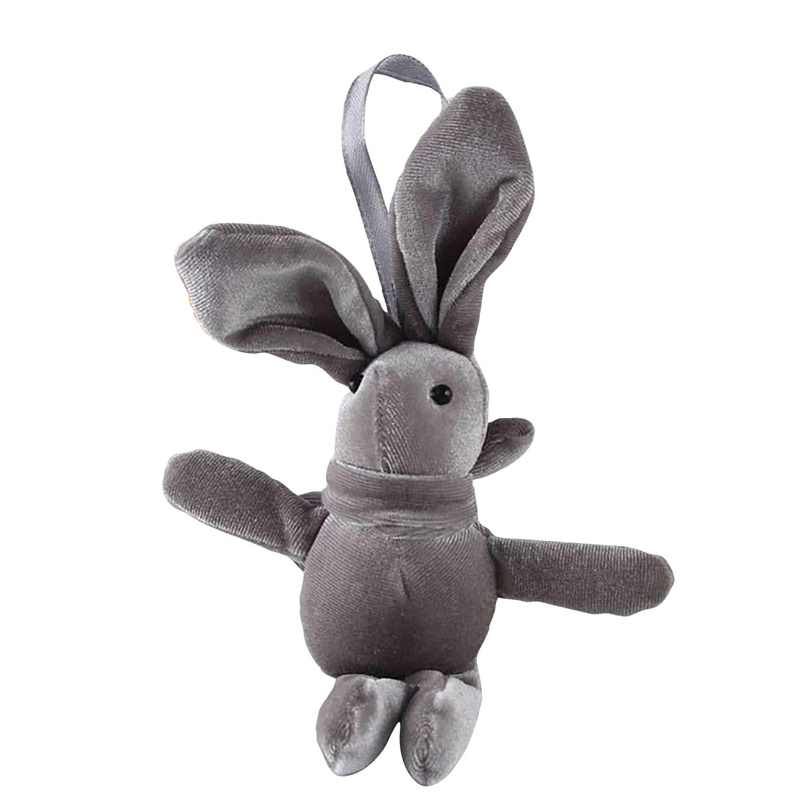 

(H0826)Кукла-кролик желаний, плюшевая игрушка, бархатный кулон в виде кролика, подарок на Новый год и Рождество