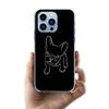 French Bulldog Black White Cases Phone Case For Iphone 17E 16E 17 Air 16 Pro Max 15 Pro 14 Plus 11 13 12 Mini Cover Cases Compat