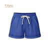 Margot St. Plus Size Casual Women Summer Solid Color Drawstring Shorts Loose Hot Pants