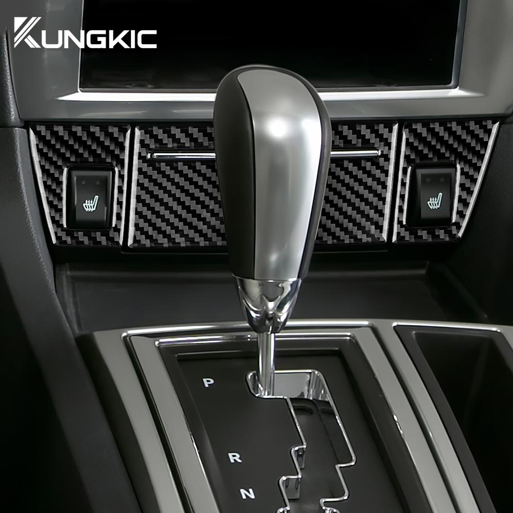 Echter Weicher Karbonfaser-Aufkleber für Chrysler 300 300C für Dodge Charger Magnum 2005 2006 2007 Auto Aschenbecher Panel Verkleidung Zubehör