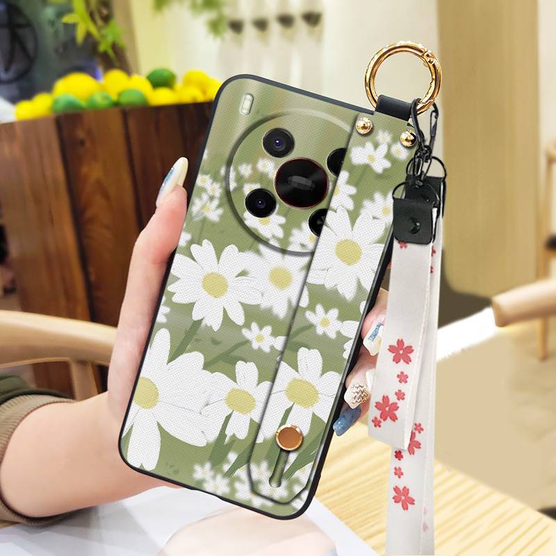 Lanyard Dirt-resistant Phone Case For ZTE Blade V70 Max/Nubia V70 Max Phone Holder Wrist Strap Fashion Design Wristband