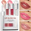 2025 3 In1hydrating Plumping Lip Glow Oil,transparent Toot Lip Oil,glossy Lip Oil,long Lasting Clear Glow Oil, Lip Oil Tinted For Lip Care And