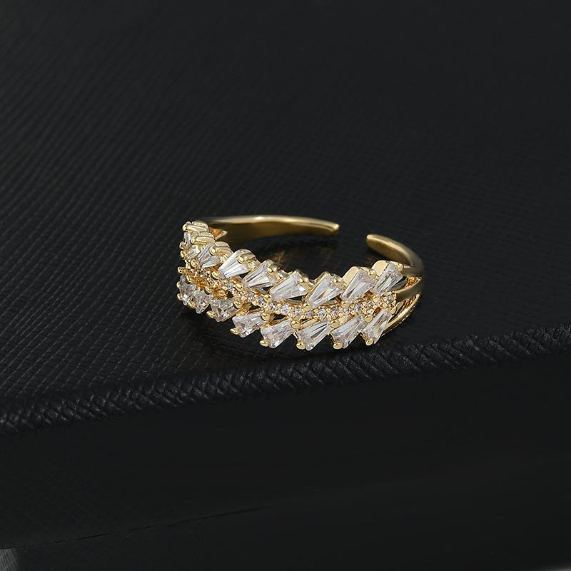 Adjustable Women's Ring Versatile Fashion Personality Simple Clean Ins Style Girl Summer Beach Vacation Jewelry Finger Ring Wedding Party Jewelry