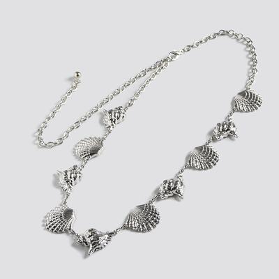 Senior Sense Women's Waist Chain Shell Conch Metal Fashion Beach Vacation Style Waist Chain